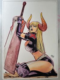 Image for Magik 9x12 Original Art