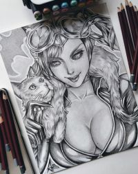 Image for Catwoman Pencil 21x28