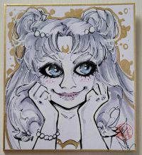 Image for Sailor Moon Original Art on Japanese Shikishi
