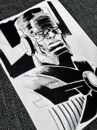 Image for Galactus Pen and Ink Drawing
