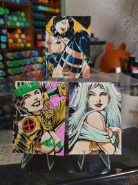 Image for 3- X-Girls Sketch Cards by Ed Bilas