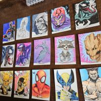 Image for 2025 Topps Marvel Chrome Studio Sketch Card Set