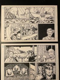 Image for Pineapple Man issue 9, page 6 OA by Sam Campos (2 pieces)