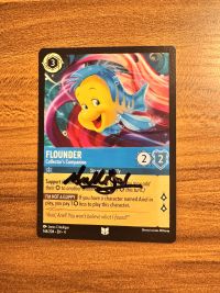 Image for Signed Flounder Collector's Companion Card