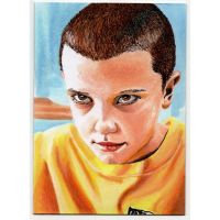 Image for Stranger Things Eleven Personal Sketch Card