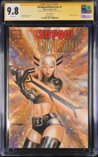 Image for Deadpool Wolverine #1 Signed Sketch Cover CGC 9.8
