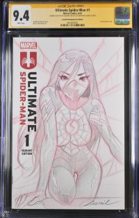 Image for Ultimate Spider-Man #1 Sketch Cover CGC 9.4