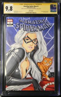 Image for Amazing Spider-Man #1 Black Cat Sketch Cover CGC 9.8