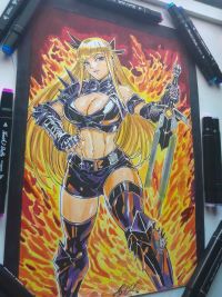 Image for Magik Original Art size 29,7x42 cm A3 