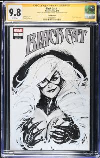 Image for Black Cat #1 Signed and Sketched Cover