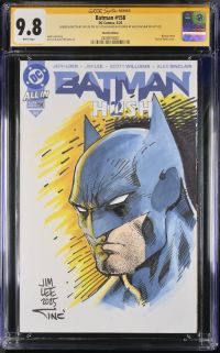 Image for Batman #158 Sketch Cover Signed by Jim Lee