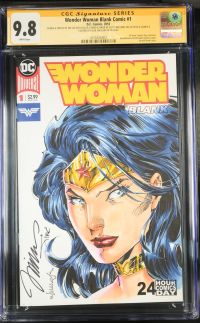 Image for Wonder Woman Blank Sketch Cover CGC 9.8