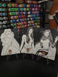 Image for 3-Set Xgirls Sketch Cards by Jack