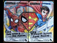 Image for Spider-Man and Superman Combine sketch Cards 