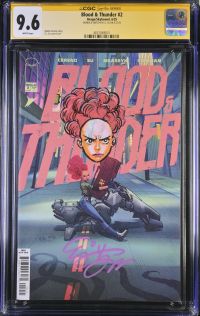 Image for Blood & Thunder #2 CGC 9.6 Signed & Sketched by E.J. Su