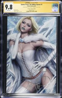 Image for Emma Frost: The White Queen #1 CGC 9.8 Signed & Sketched by Stanley "Artgerm" Lau