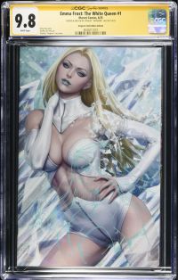 Image for Emma Frost: The White Queen #1 CGC 9.8 Signed & Sketched by Stanley "Artgerm" Lau