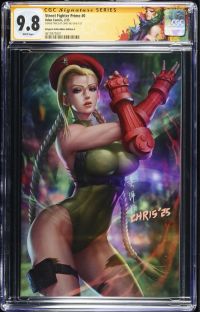Image for Street Fighter Prime #0 | Artgerm Collectibles Edition A | CGC 9.8 | Signature SeriesCGC Signature Series witnessed the Chris Ng signing on 6/1/25.SIGNED TWICE BY CHRIS NG ON 6/1/25"Virgin" cover.Matt Moylan story, Chris Ng coverAlberto Alburquerque, Renzo Rodriguez,Hanzo Steinbach & Royce Southerland art