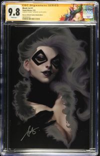 Image for Black Cat #1 CGC 9.8 Signed by Stanley "Artgerm" Lau