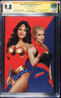 Image for Marvel/DC: Deadpool/Batman #1 | Christopher Variant Cover