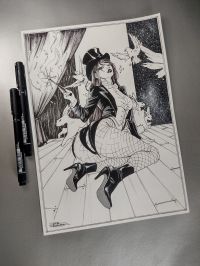 Image for Zatanna 9x12 Original Art by Jack