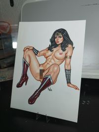 Image for Wonder Woman 9x12 Art by Marcelo