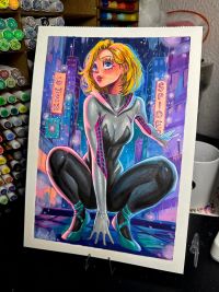 Image for 9"12 Gwen Stacy by Lu Cardoso
