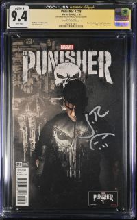 Image for Punisher #218 CGC 9.4 Signed by Jon Berenthal