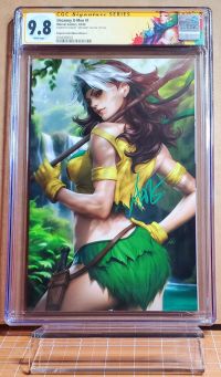 Image for Uncanny X-Men #1 signed in green by Artgerm CGC 9.8