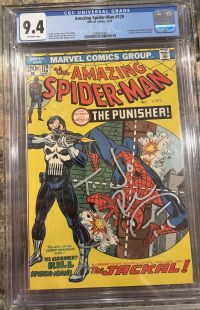 Image for Signed Jon Berenthal Amazing Spider-Man #129 CGC 9.4