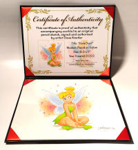 Image for "Pixie Dust", original colored pencil sketch from Disney artist Dave Nestler 