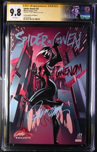 Image for Spider-Gwen #24 CGC 9.8 Signed by J. Scott Campbell