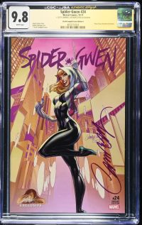 Image for Spider-Gwen #24 CGC 9.8 Signed by J. Scott Campbell