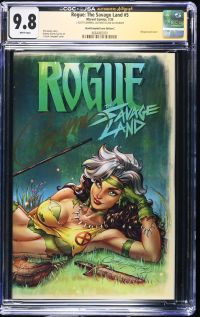 Image for Rogue: The Savage Land #5 CGC 9.8 Signed by J. Scott Campbell