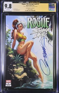 Image for Rogue: The Savage Land #5 CGC 9.8 Signed by J. Scott Campbell