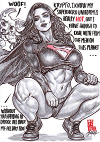 Image for Supergirl - NO RUSH TO BLUSH / Bazal. 8,3x11,7 in. 