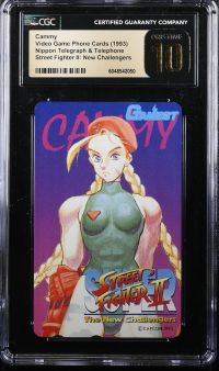 Image for Cammy | Video Game Phone Cards | Street Fighter II: New Challengers | CGC PRISTINE 10