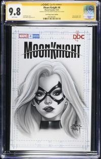 Image for Moon Knight #4 CGC 9.8 Sketched & Signed by Martin Zavala