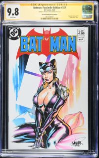 Image for Batman: Facsimile Edition #357 | Second Printing/Sketch Edition | CGC 9.8 | Signature SeriesCGC Signature Series witnessed the Jose Varese signing on 6/21/25.SIGNED & SKETCH BY JOSE VARESE ON 6/21/25Reprints Batman #357Partial blank cover.
