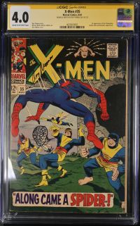 Image for X-Men #35 CGC 4.0 Signed & Sketched by Roy Thomas