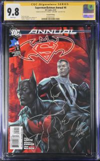 Image for Superman/Batman Annual #4 CGC 9.8 Signed & Sketched by Stanley "Artgerm" Lau
