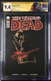 Image for Walking Dead #100 Lucille Edition CGC 9.4 Signed & Sketched by Charlie Adlard