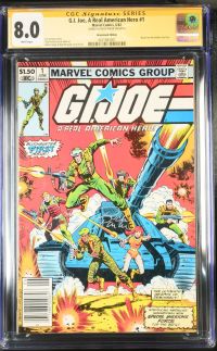 Image for G.I. Joe, A Real American Hero #1 CGC 8.0 Signed by Rick Parker
