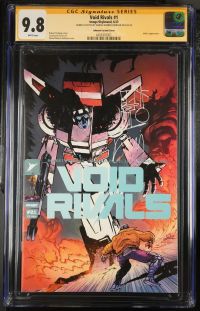 Image for Void Rivals #1 Johnson Variant CGC 9.8 Signed & Sketched by Daniel Warren Johnson