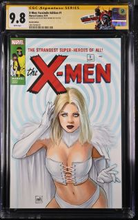 Image for X-Men: Facsimile Edition #1 | Sketch Edition | CGC 9.8 | Signature SeriesSIGNED & SKETCH BY MIKE KROME ON 10/15/23Reprints X-Men #1 (9/63)Unknown Comics/Comics Elite exclusive.Partial blank cover.