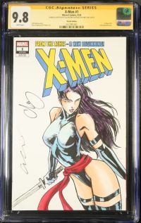 Image for X-Men #1 CGC 9.8 Signed and Sketched by Esau Escorza & Isaac Escorza