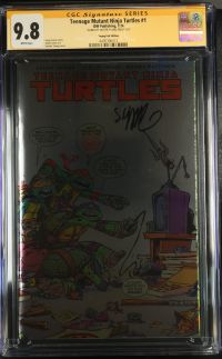 Image for Teenage Mutant Ninja Turtles #1 | Young Foil Edition | CGC 9.8 | Signature Series