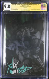 Image for Teenage Mutant Ninja Turtles: Black White & Green #1 | SMZ Comics Edition B | CGC 9.8 | CGCxJSA