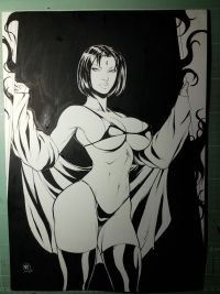 Image for Raven Inked Pin Up"11x17" A3