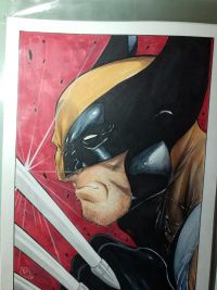 Image for Wolverine  Original Art "9x12" A4